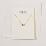 CZ Solitaire Necklace