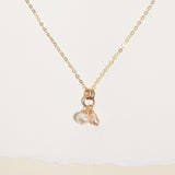 Duet Pearl Charm Necklace