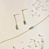 Gemma Jewelry Set | Green Opal