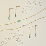 Gemma Jewelry Set | Green Opal