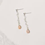 Lover Blush Pearl Drop Earrings