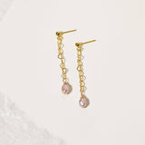 Lover Blush Pearl Drop Earrings